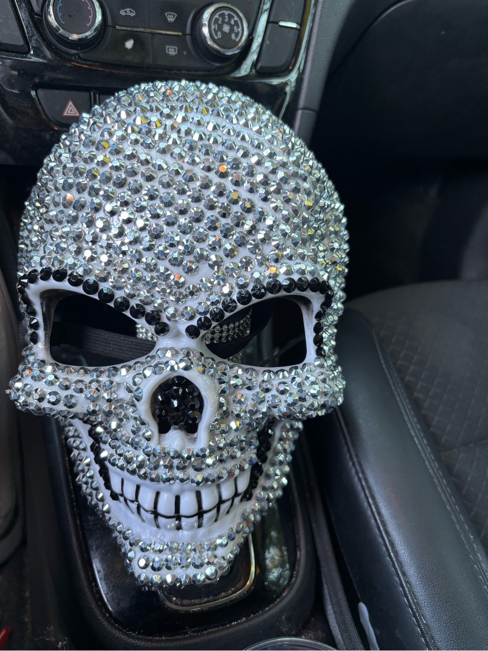 Sparkling Skull Halloween Mask
